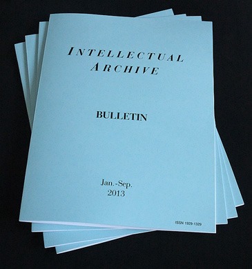 IntellectualArchive Bulletin